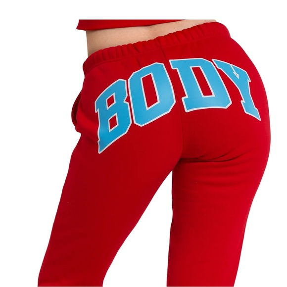 BodybyRaven Backshot 2.0 - Red/Blue Women's Tracksuit Set - Picture 3 of 12